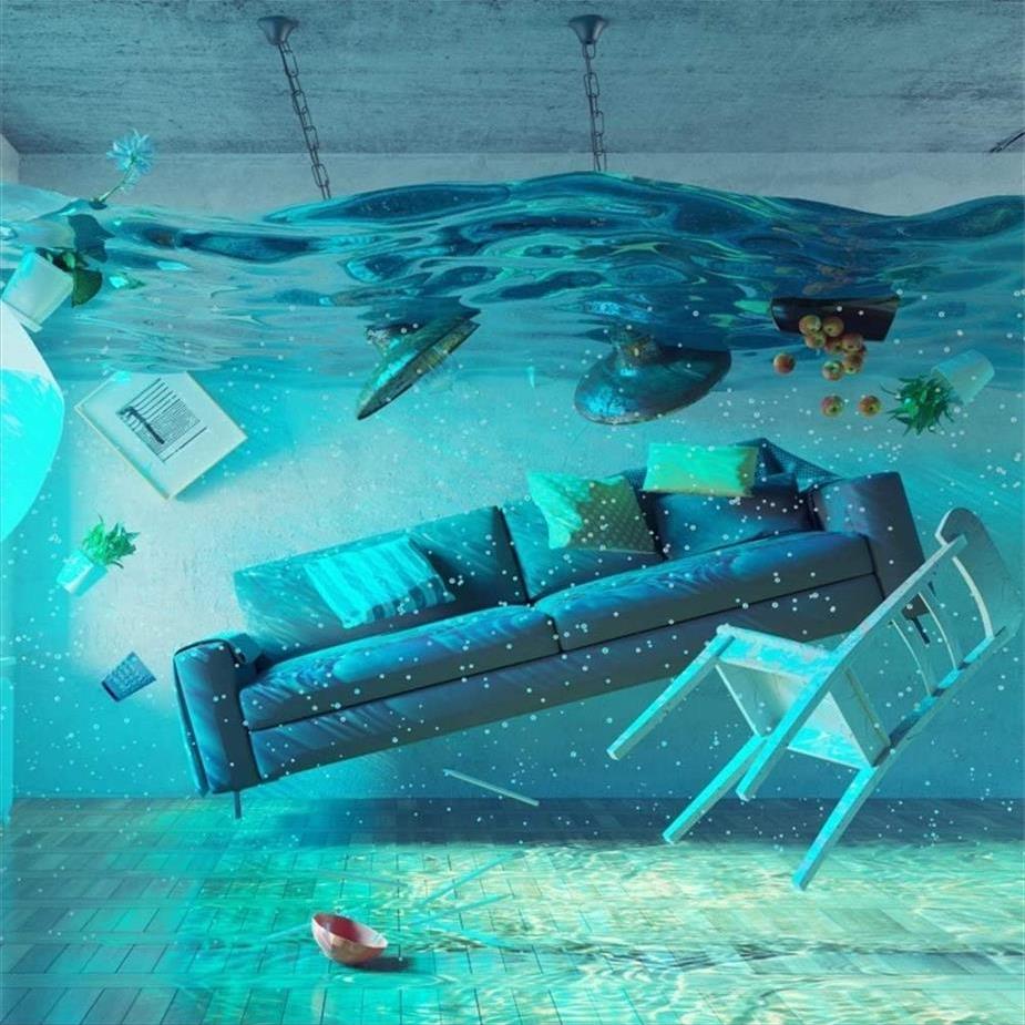 underwater living room 